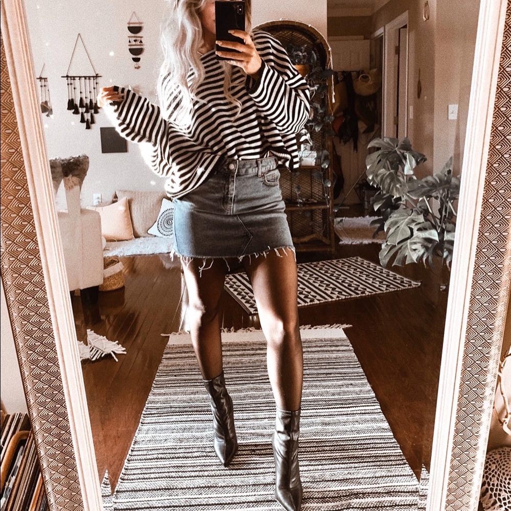 Denim skirt